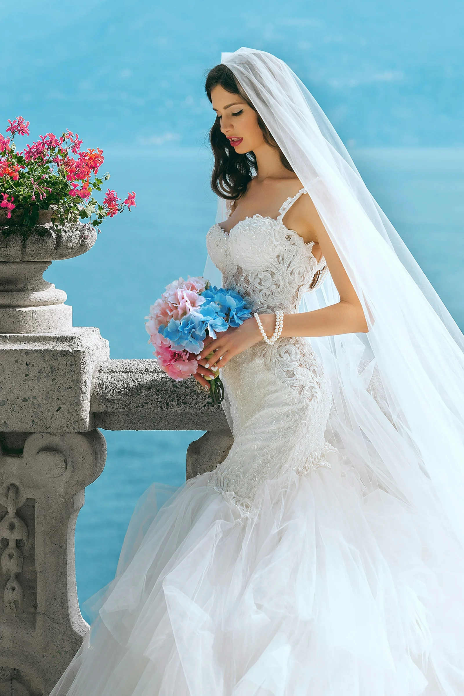 Bride by Lake Como