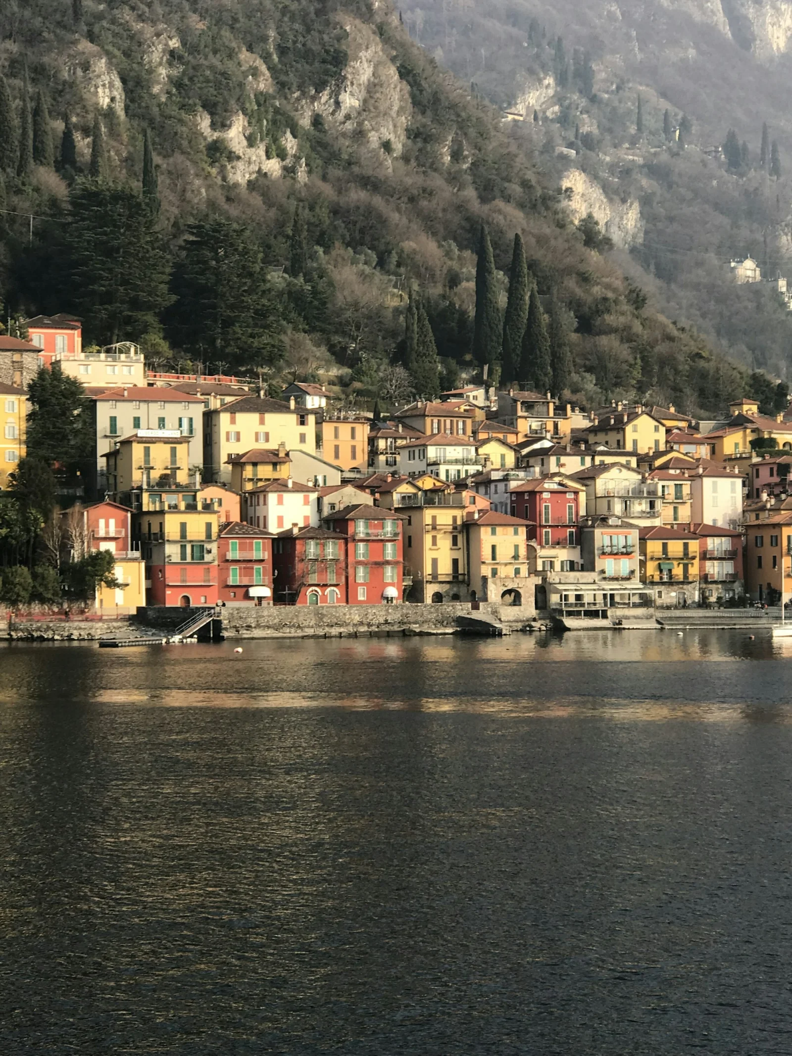 Varenna and its colourful houses on the lake