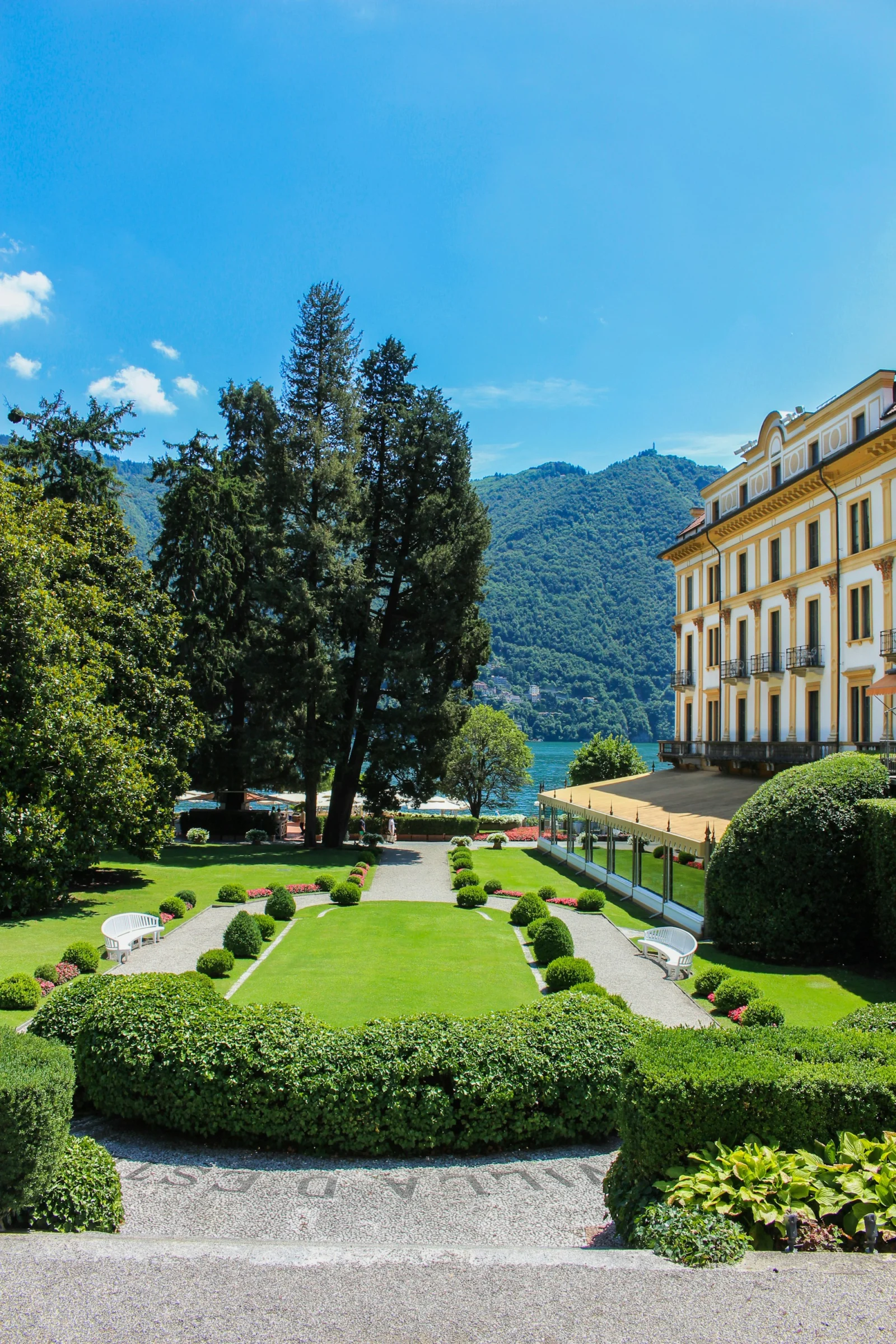 The gardens of Villa d'Este, Cernobbio